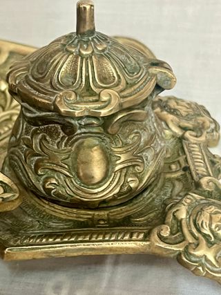 Escritorio de bronce siglo XIX