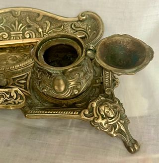 Escritorio de bronce siglo XIX