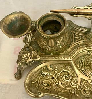 Escritorio de bronce siglo XIX