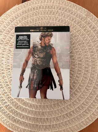 Gladiator Steelbook 4K UHD Blu-ray Edición Limitad