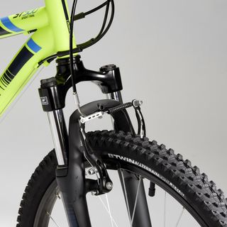 Bicicleta niños mtb 24 pulgadas Rockrider ST 500 amarillo
