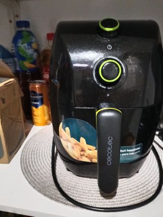 Cecotec Freidora de Aire Negra