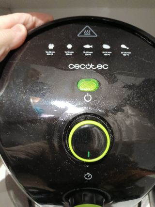 Cecotec Freidora de Aire Negra