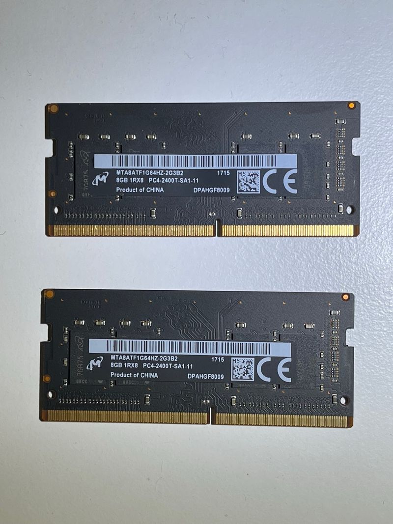 16GB (2x8) DDR4 RAM (iMac y portatiles)