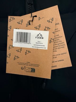 Chaqueta FJERN Aska WP Negra. Talla L