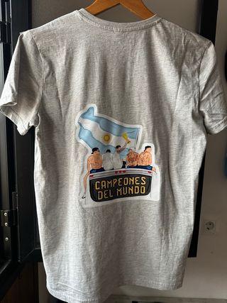 Camiseta gris MADE IN ARGENTINA Talla M