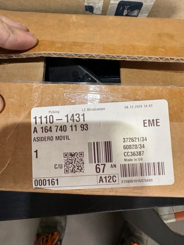 Cerradura Mercedes A1647400500 + Sensores Parking