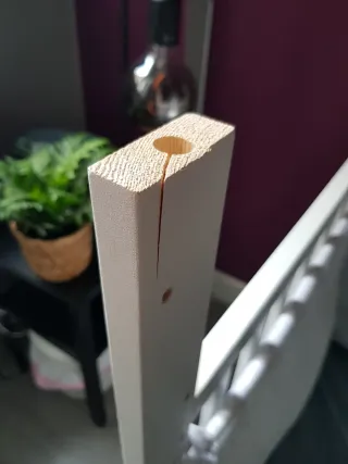 Cuna convertible blanca