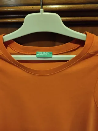 T-shirt smanicata arancione bambino 11 anni