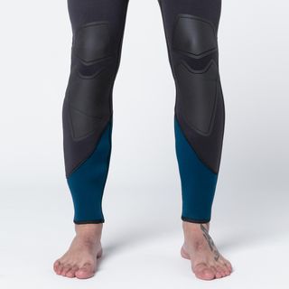 Traje Buceo SCD 500 Hombre Negro Azul Neopreno 5 mm