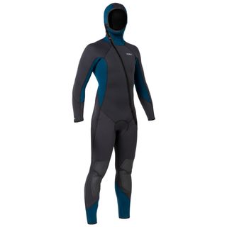 Traje Buceo SCD 500 Hombre Negro Azul Neopreno 5 mm