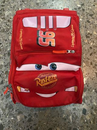 Mochila Rayo McQueen Infantil con Ruedas