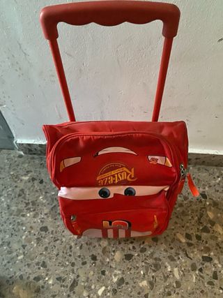 Mochila Rayo McQueen Infantil con Ruedas