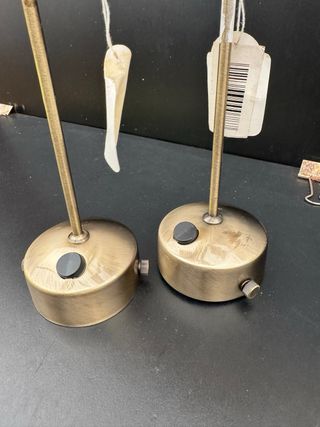 Lampada da tavolo oro