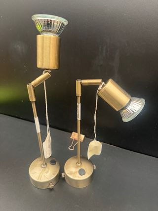 Lampada da tavolo oro