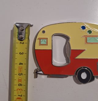 Imán frigorifico CARAVANA abridor  botellas NUEVO