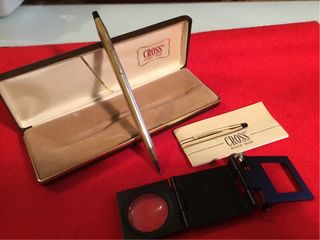 Bolígrafo Cross Chapado en Oro con Estuche