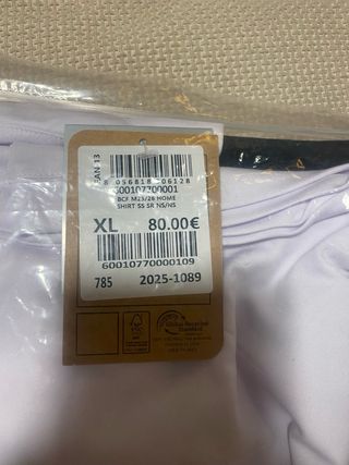 Camiseta Burgos CF Macron Talla XL Origin Carmen