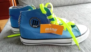 Deportivos Mustang Azul Talla 39