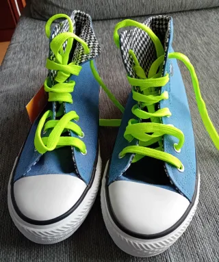 Deportivos Mustang Azul Talla 39