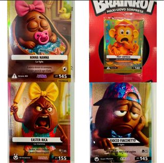 Set 3 Carte Famiglia Pasquale + Maxi Sorpreso