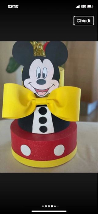Torta scenografica Topolino
