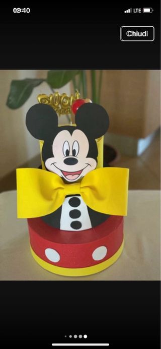 Torta scenografica Topolino