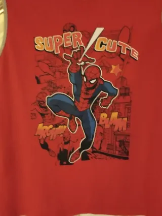 Canottiera Spiderman Marvel Bambino 12 Anni