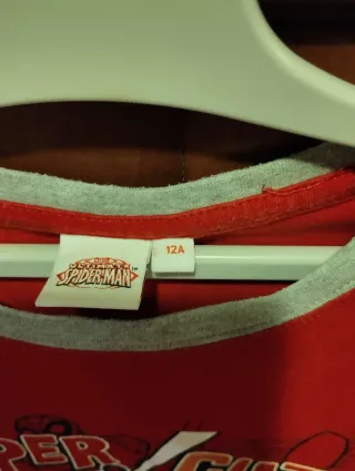 Canottiera Spiderman Marvel Bambino 12 Anni