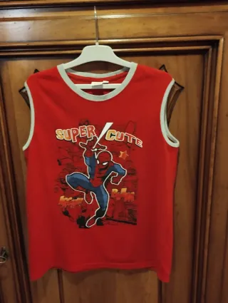 Canottiera Spiderman Marvel Bambino 12 Anni