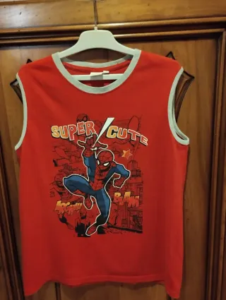 Canottiera Spiderman Marvel Bambino 12 Anni
