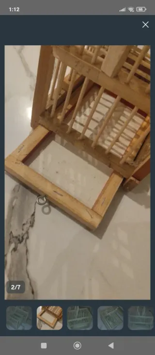 Jaulas artesanales de madera