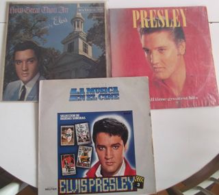 3 LPs Elvis Presley Vinilos