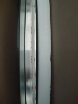 Specchio tondo LED Kios 85cm - nuovo!