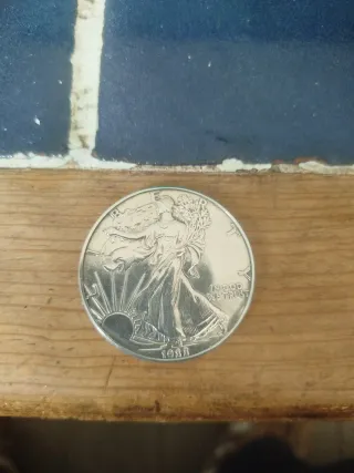 Onza de Plata Americana 1988