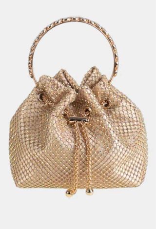 Bolso fiesta dorado