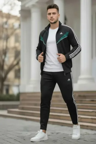 Chándal Adidas Negro y Verde Talla S,M,L,XL,XxL