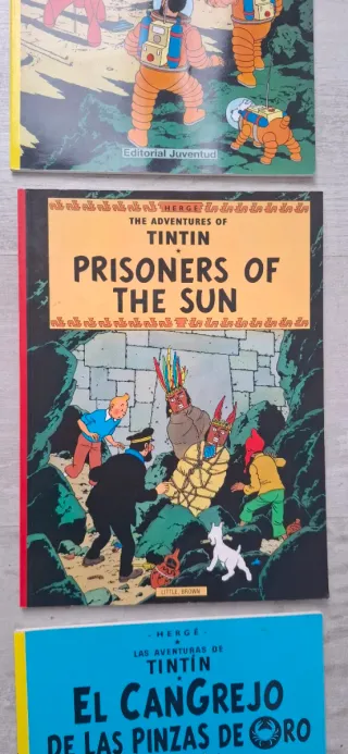 7 comics de tintin