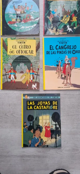 7 comics de tintin