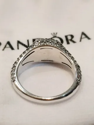 Anillo Pandora Plata Pavé