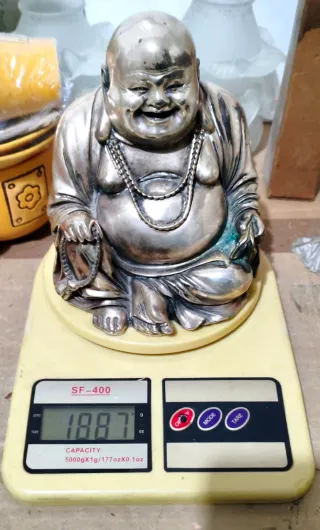 Statua Buddha Argento 800