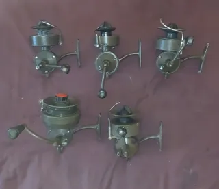 Lote 5 carretes pesca Sagarra