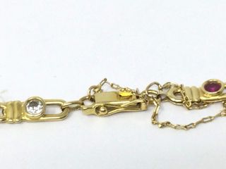 E456017-0 Pulsera Oro 18K Con Circonita