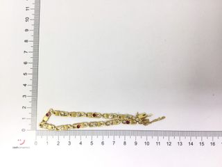 E456017-0 Pulsera Oro 18K Con Circonita