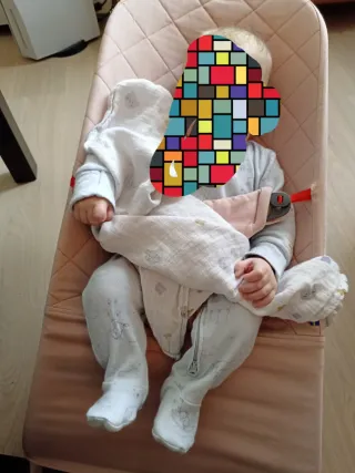 Hamaca Babybjorn Bliss Rosa Palo