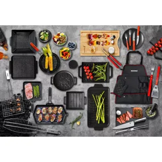 ¡¡-46%!! | Bergner - 4 Tenedores BBQ Acero Inox