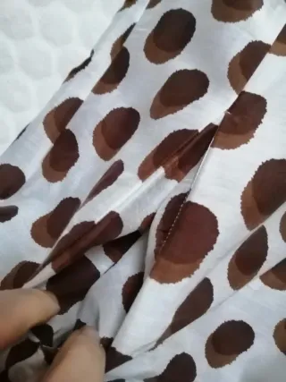 Camicia Archivio 67 Pois Marrone Bianco