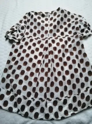 Camicia Archivio 67 Pois Marrone Bianco