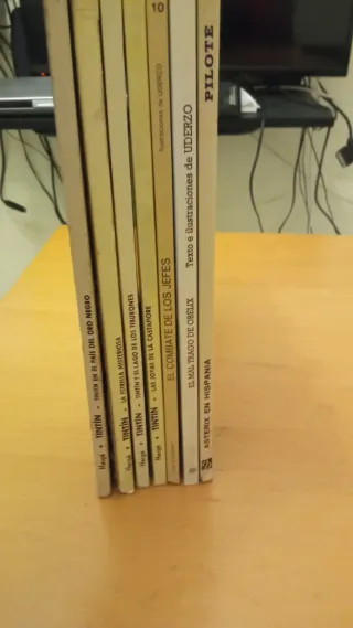 Lote cómic Tintin y Astérix.