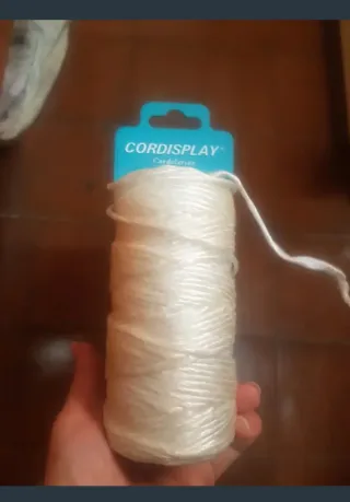 Rollo de cuerda plastificada